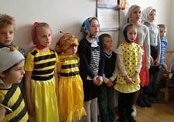 Пасхальный утренник в воскресной школе.