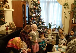Празднование Рождества Христова в воскресной школе.