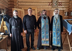 Литургия в скиту обители Литургия в скиту обители
