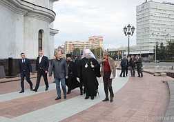 Продолжается строительство кафедрального собора Продолжается строительство кафедрального собора