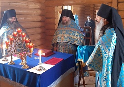 Престольный праздник в Иверском скиту Престольный праздник в Иверском скиту