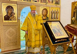 Архиерейское богослужение в обители