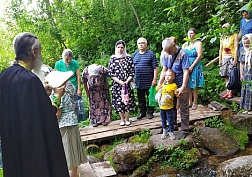 На источнике преподобного Антония Сийского